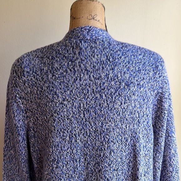 Lane Bryant open front marked over piece duster blue cardigan 10/12 - Picture 7 of 15